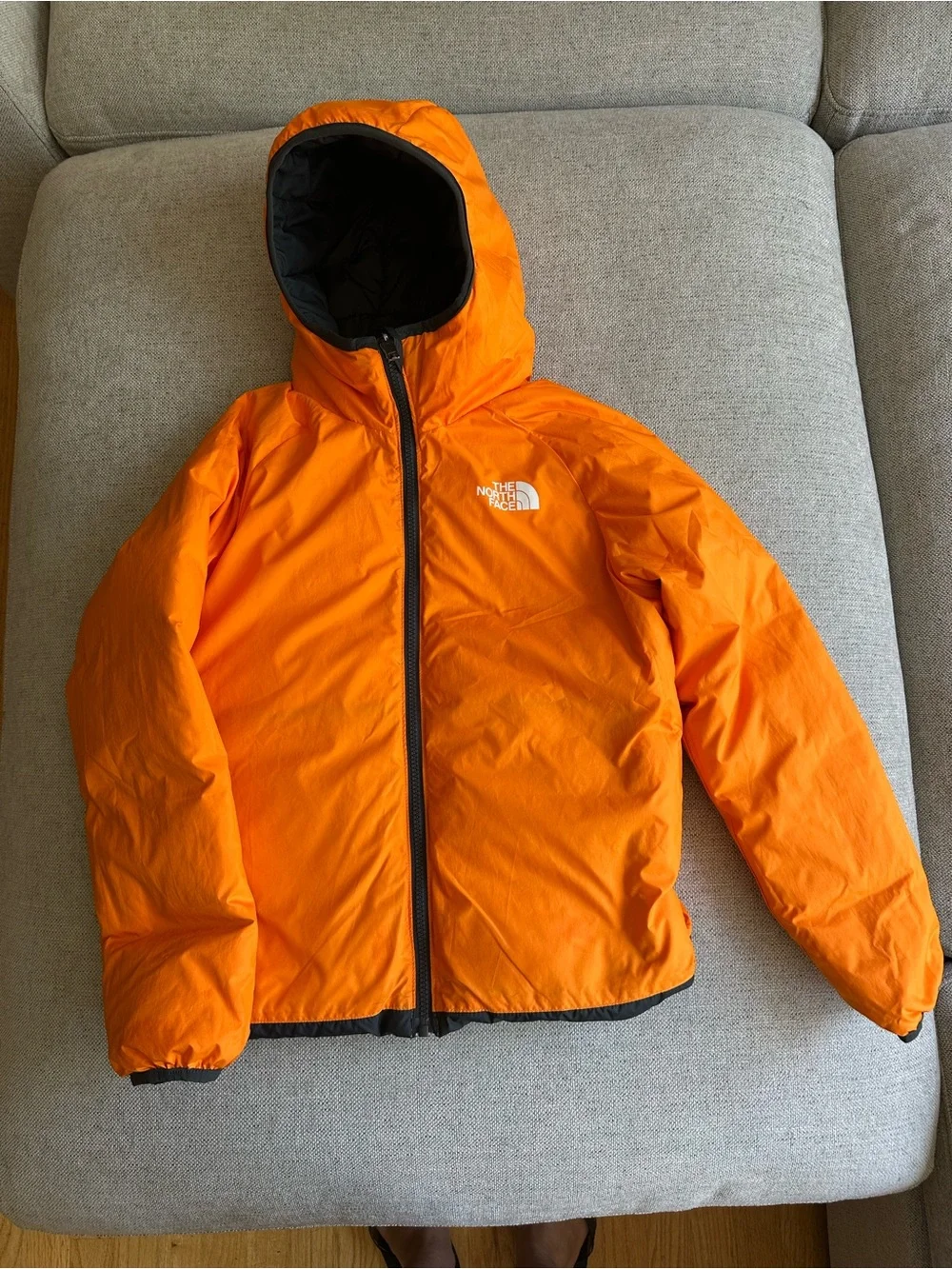 The North Face Reversible Hooded Puffer Jacket Boys XL